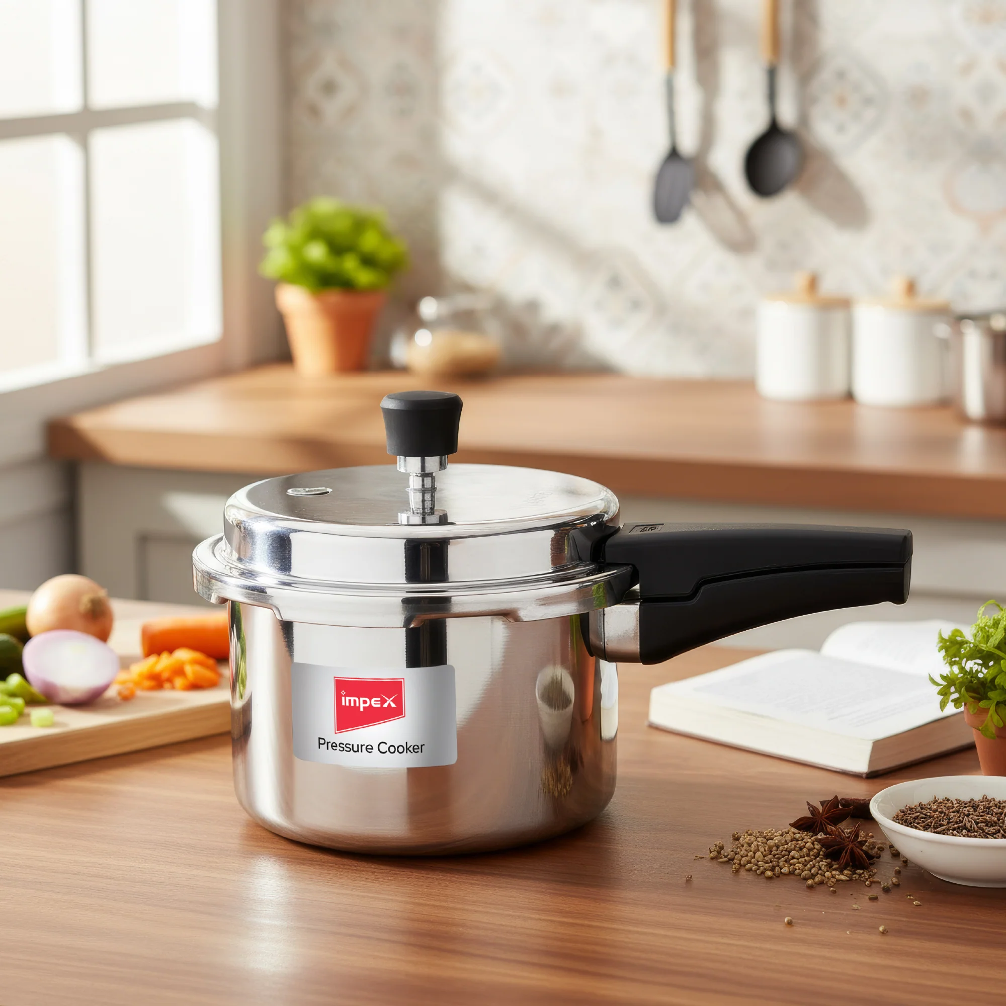 3L Pressure Cooker+ 8L Biriyani Pot+ 34cm Square Tawa+ 20cm Appachatty + 26cm Tawa and 24cm Fry Pan - Image 4