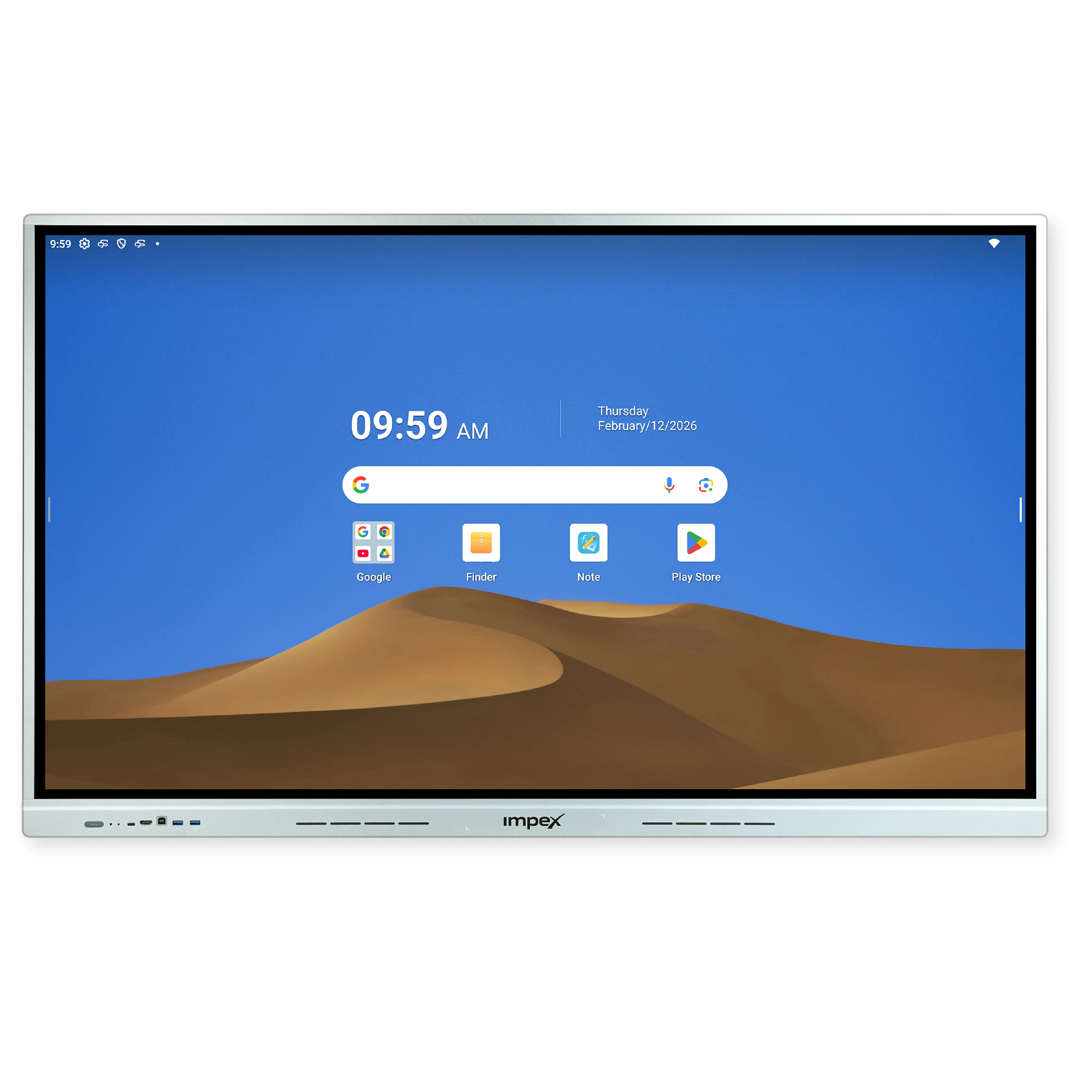 IMPEX xLearn AI 65ā Interactive Flat Panel Display | 4K UHD | Android 14 (EDLA Certified) | 20/40 Multi-Touch | AI Whiteboard | Edu AI Learning App - Image 12