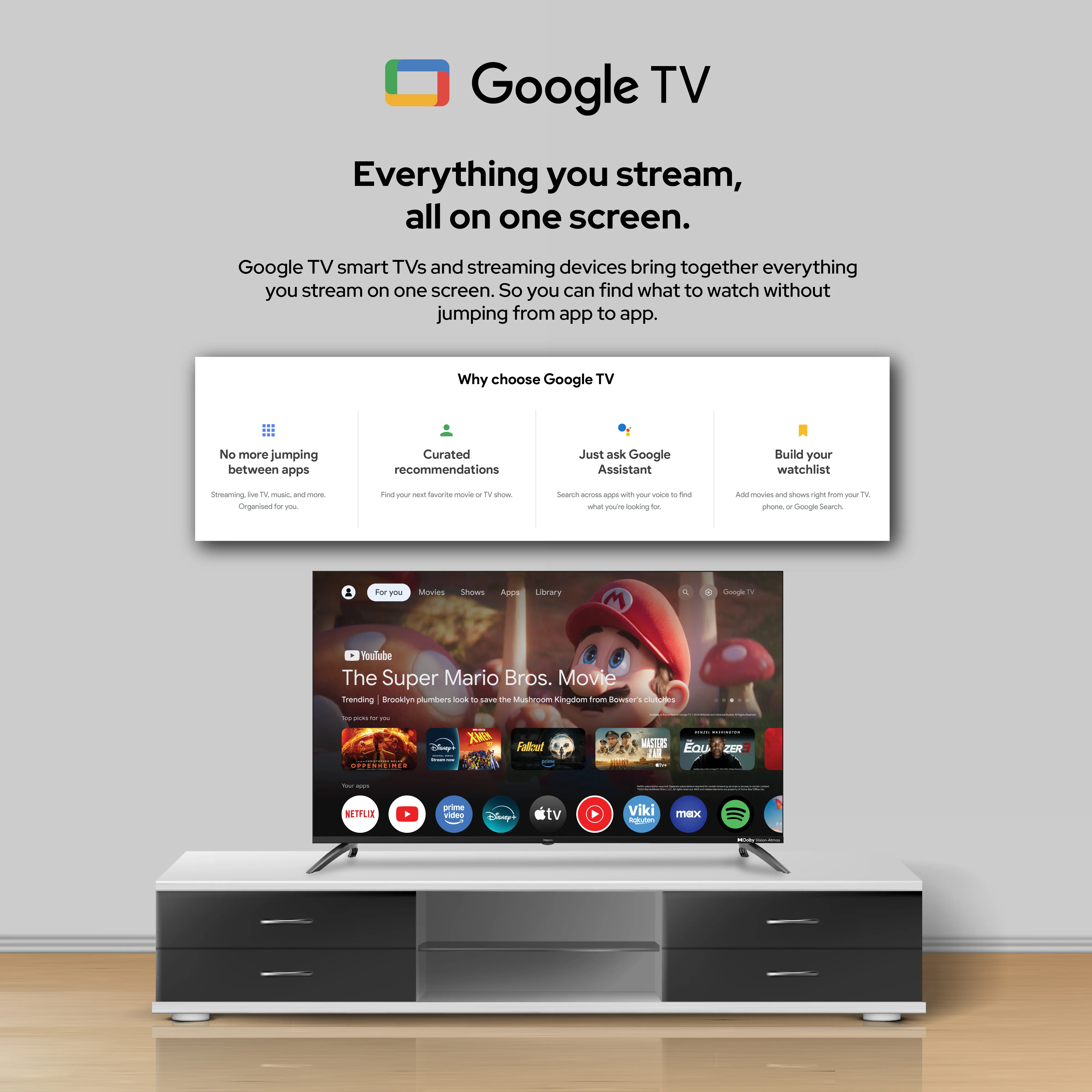 Impex evoQ 65-inch 4K UHD Smart Google TV with Dolby Vision, Dolby Atmos, and 2+2 Year Warranty (Black) - Image 8