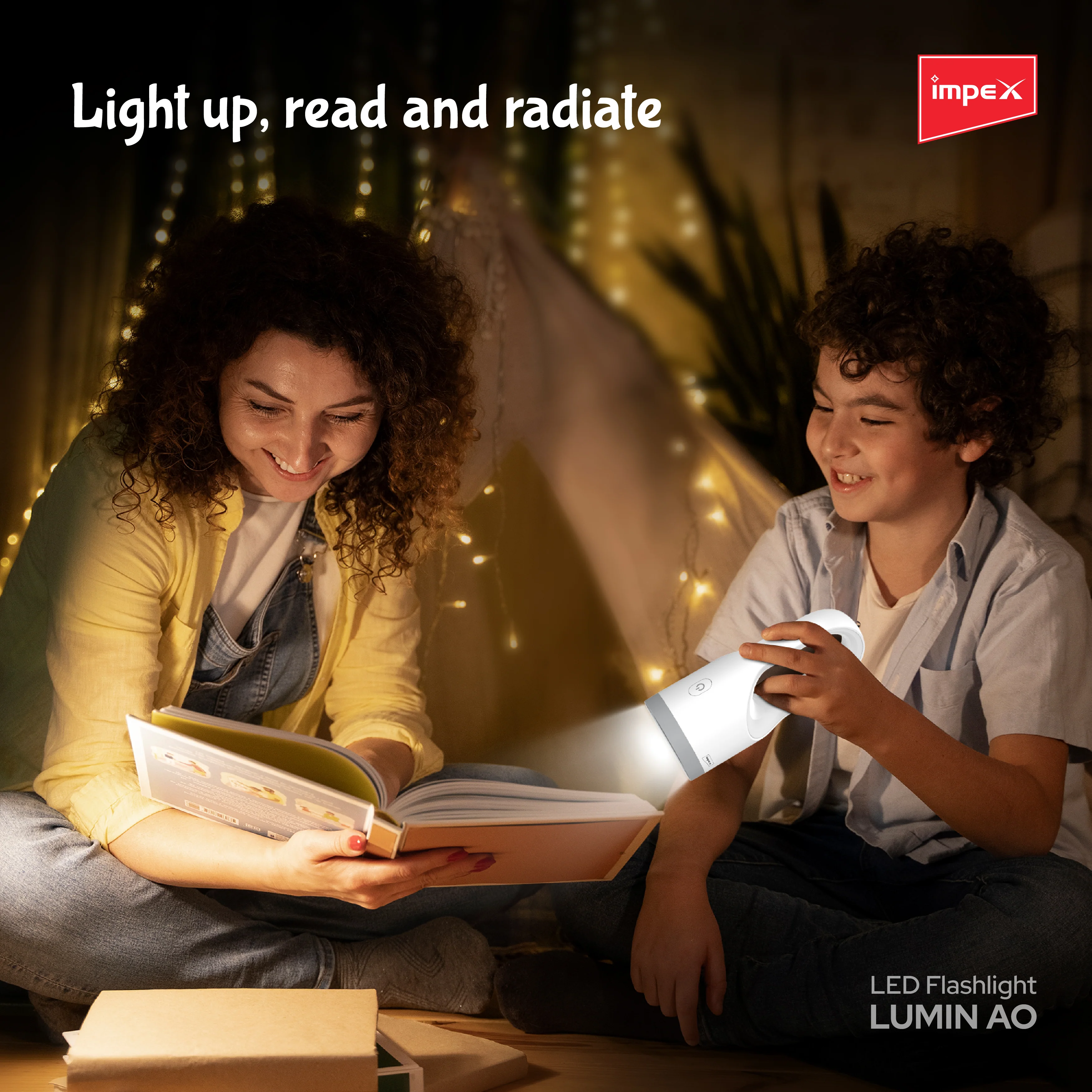 Impex LUMIN A0 Rechargeable LED Emergency Light with In-built Li-ion Battery and Multi-mode Operation (Gray and White) - Image 6