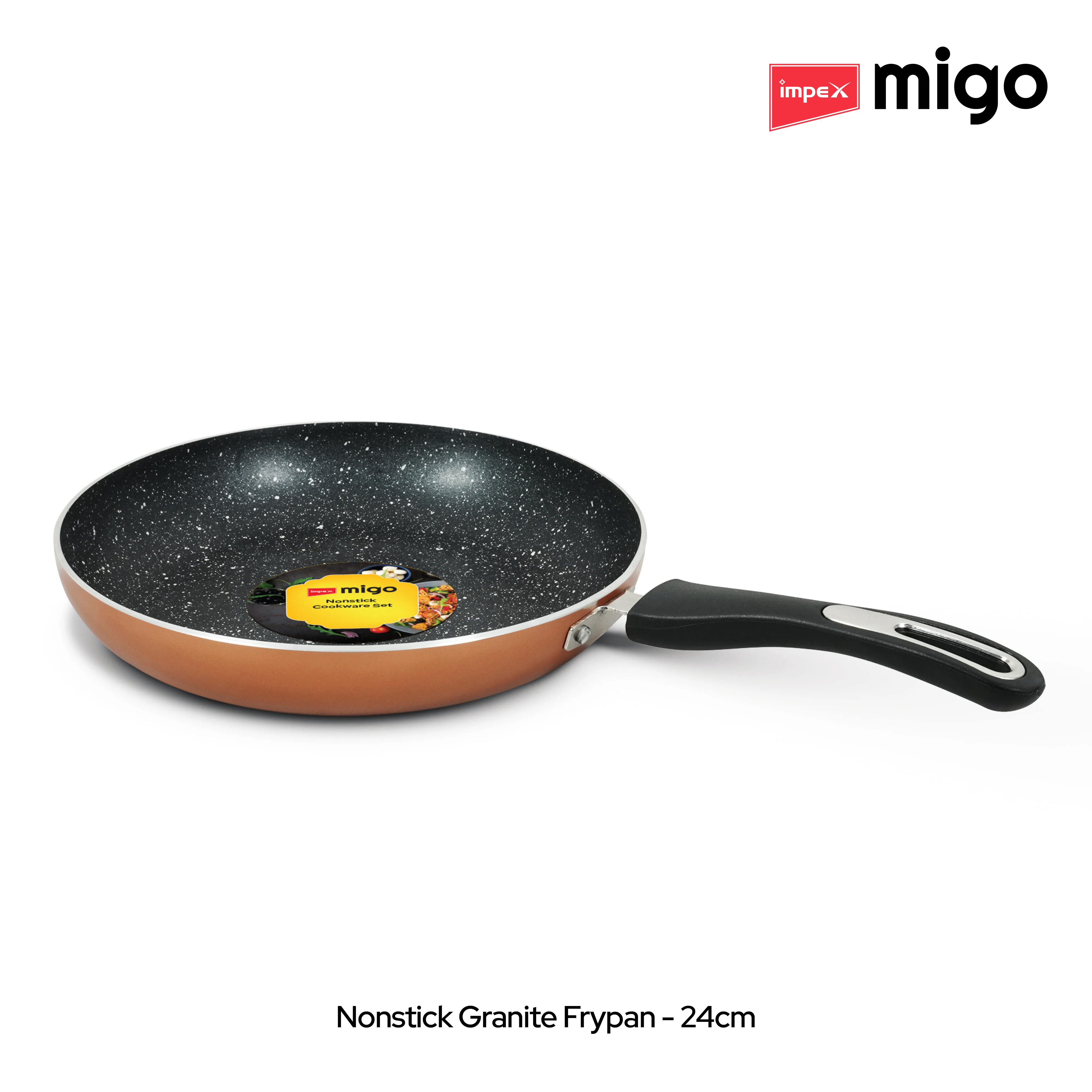 IMPEX Migo Nonstick Granite 4 Pcs Festival Gift Set FKT(Cu), 5-Layer Super Granite Induction Bottom - Image 8
