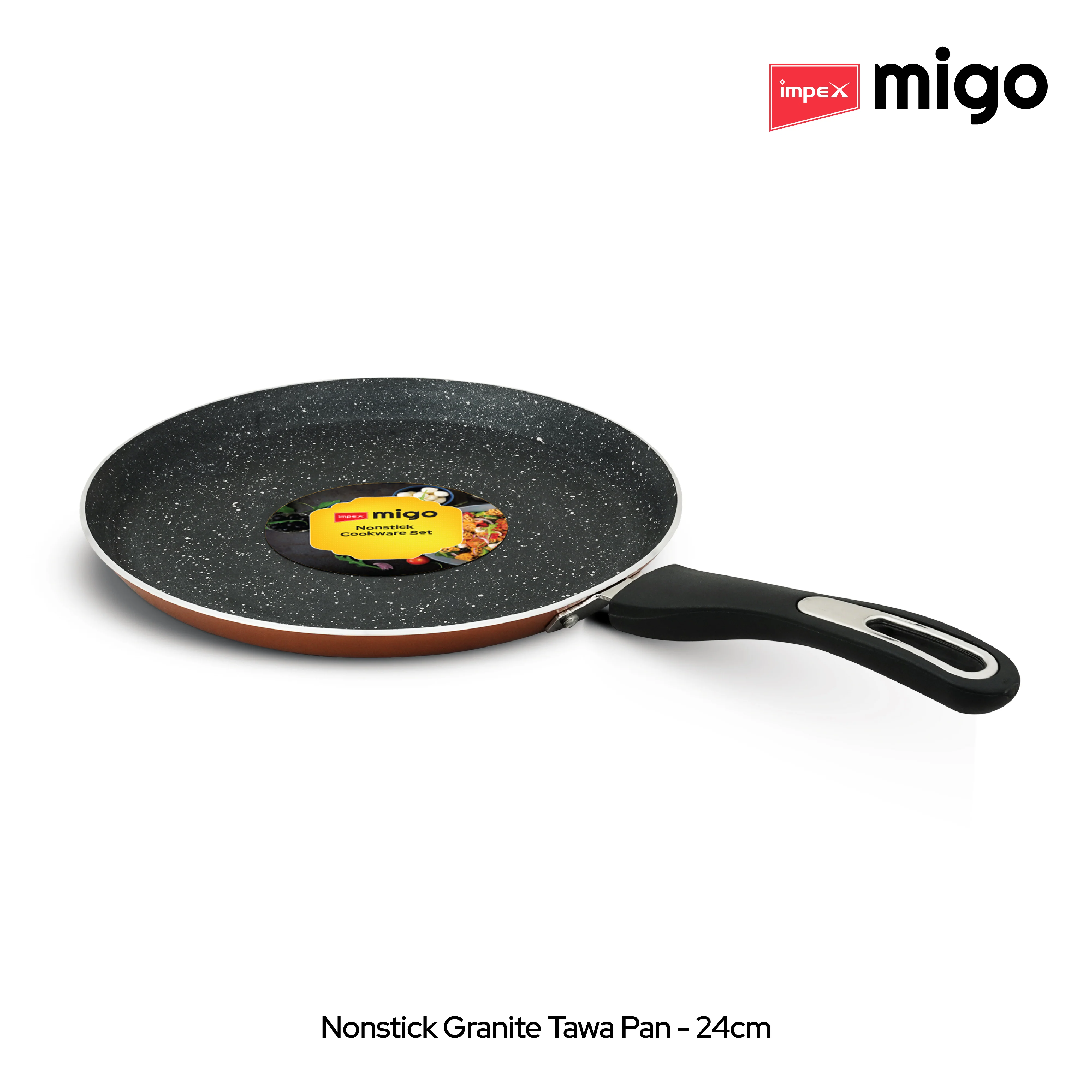 IMPEX Migo Nonstick Granite 4 Pcs Festival Gift Set FKT(Cu), 5-Layer Super Granite Induction Bottom - Image 9