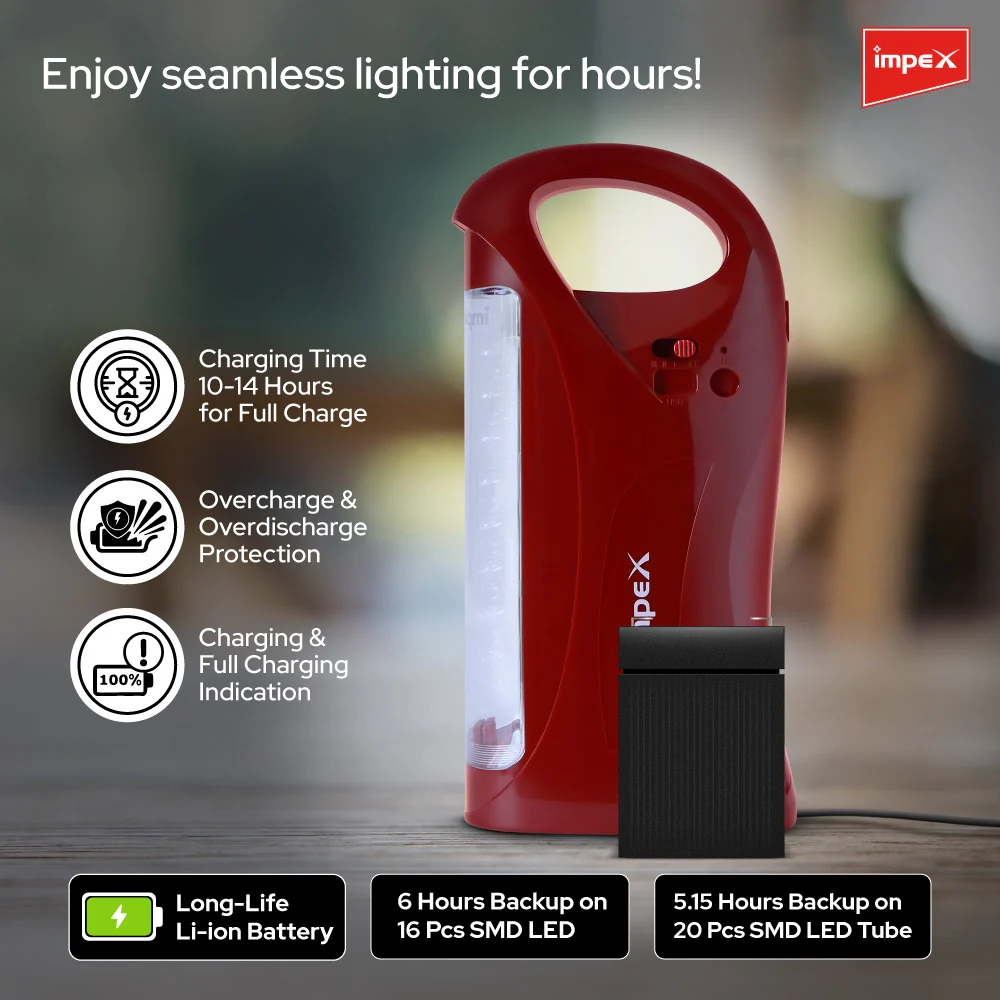 Impex LED Lantern Emergency Light, (IL 679) - Image 6