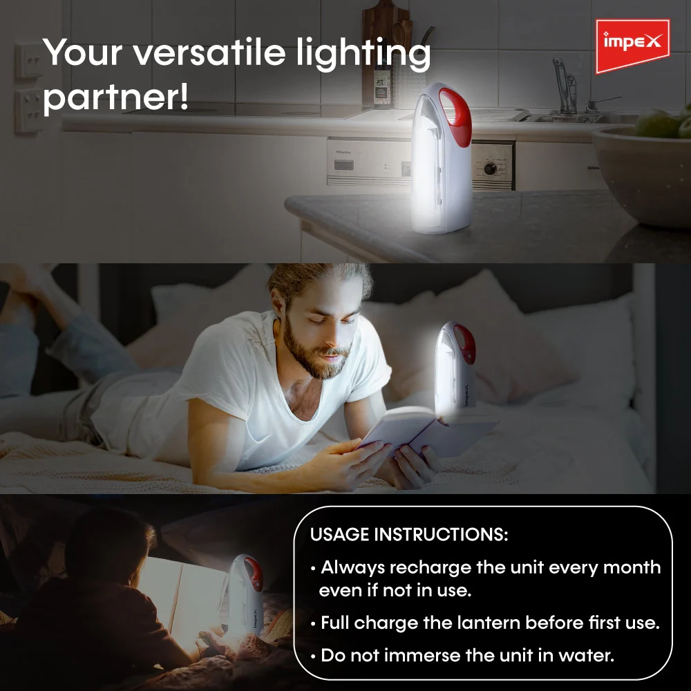 IMPEX Rechargeable Portable LED Lantern  IL 676 - Image 6