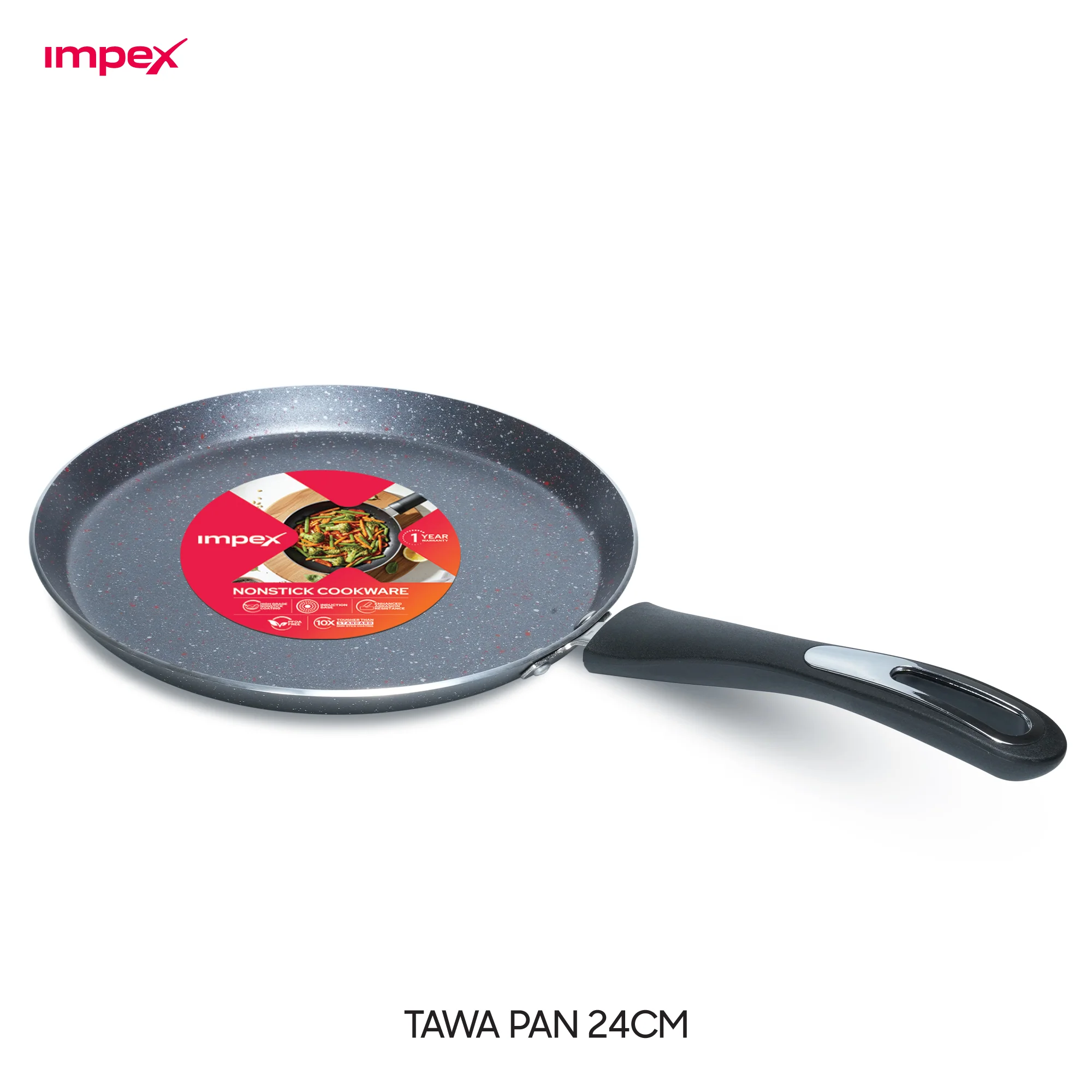 RKTF 24G 4 piece Granite Cookware Set | Non Stick | Easy Clean | Gas & Induction Compatible - Image 8