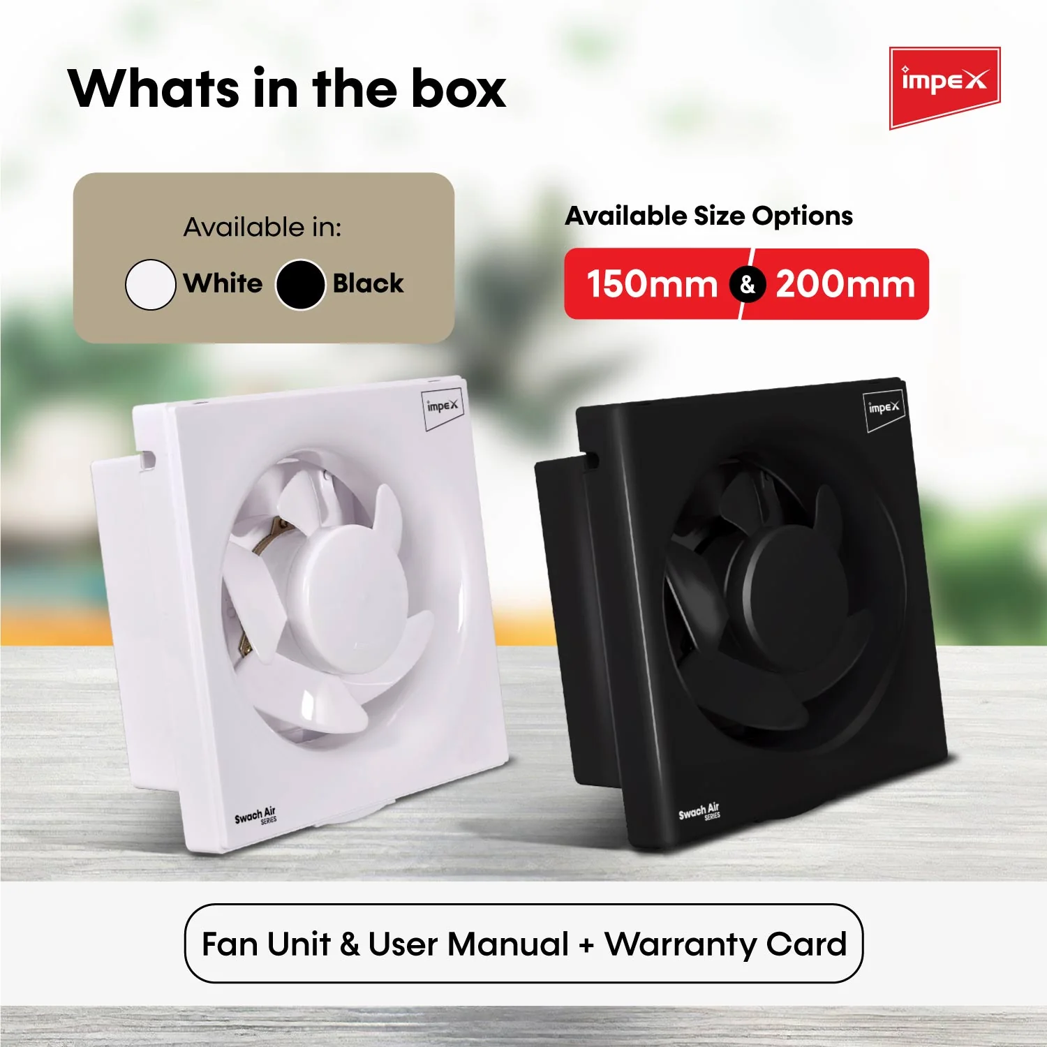 IMPEX Electric Axial Fan (Swach Air 200) - Image 5