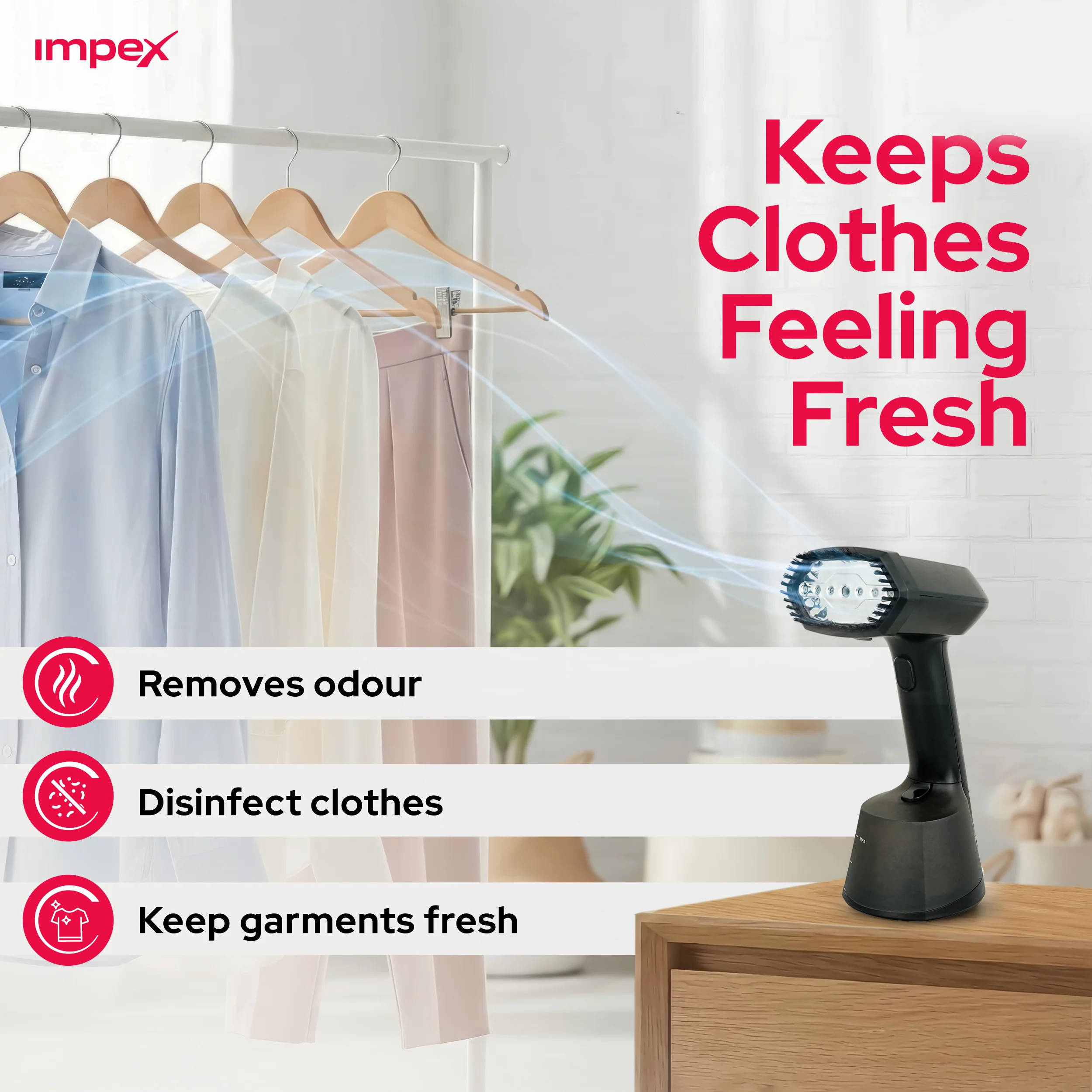 Turbo Steam Lite Garment Steamer | ABS Body | Quick Steam - Image 10