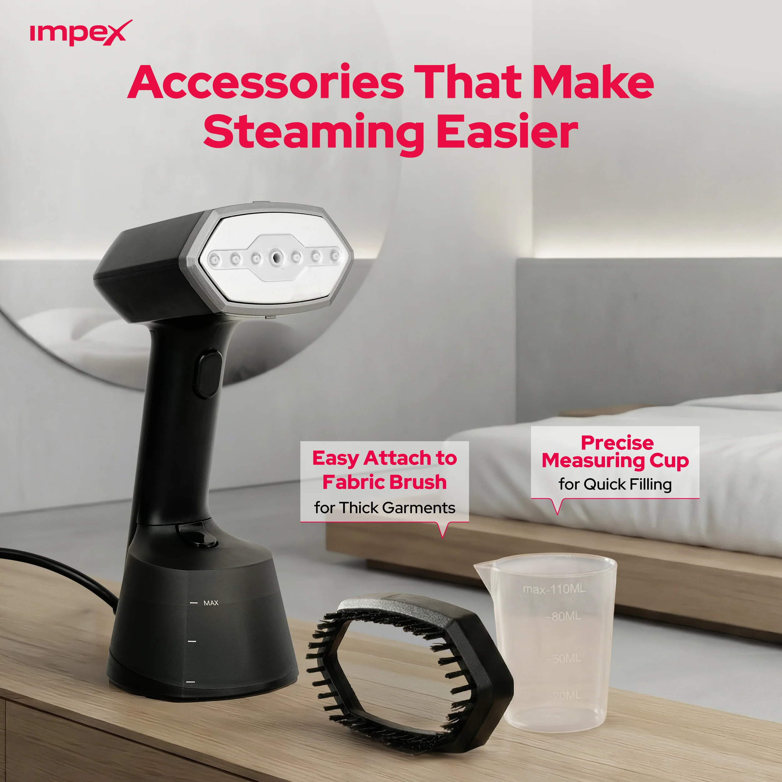 Turbo Steam Lite Garment Steamer | ABS Body | Quick Steam - Image 6