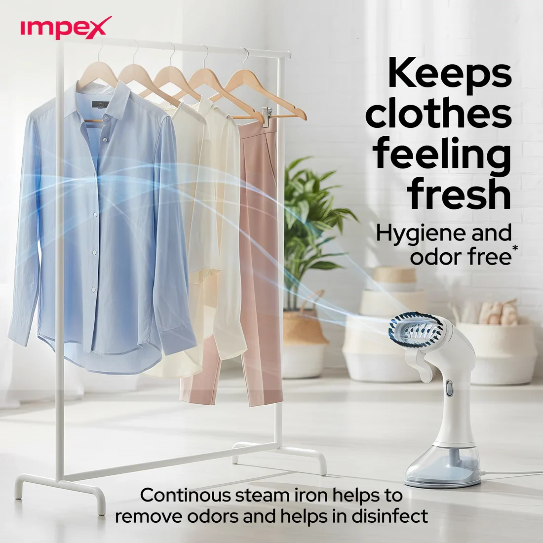 TURBO STEAM PRO 380 ml Garment Steamer with Durable ABS Body and 2-Year Warranty - Image 8