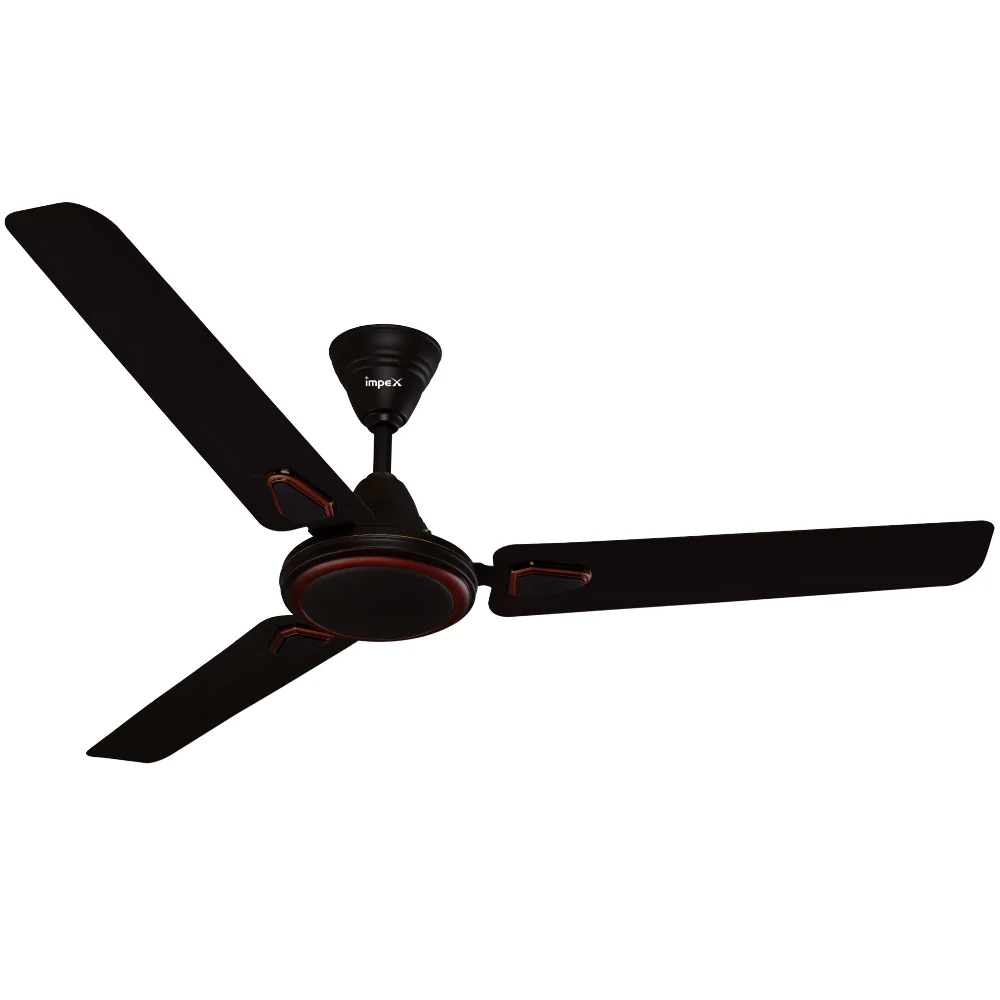 IMPEX WHIZSTAR Smoke Brown Ceiling Fan | Induction Motor Ceiling Fan | High Speed & Energy Efficient